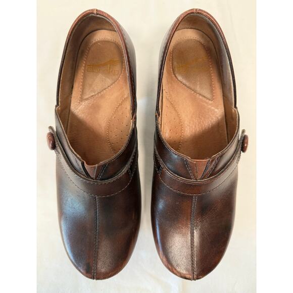 Dansko Solstice Brown Leather Clog, Women's Size 40 - Picture 5 of 8